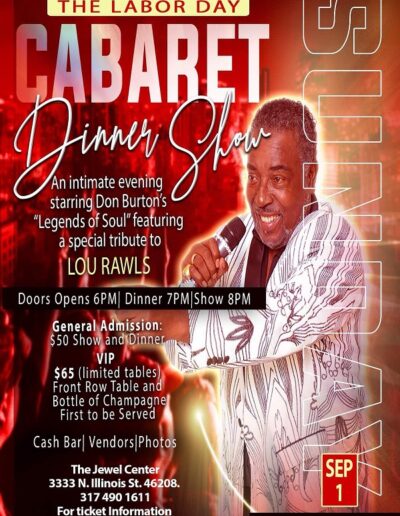 The Labor Day Cabaret Dinner Show